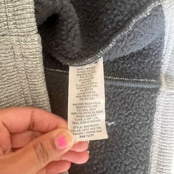 Swiss Tech Men's Gray Full Zip Coats Fleece Winter Jacket L/G (42-44) - Picture 5 of 9